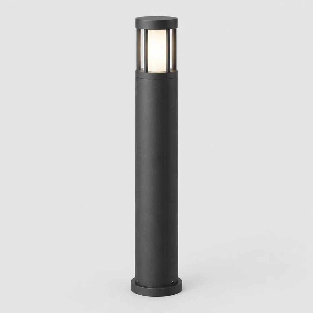 Graphite Garden Bollard 80 cm